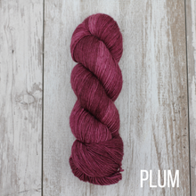 Load image into Gallery viewer, Dyed to Order Tonals • Amaranth Base • 100% Non-Superwash Merino • Fingering Weight