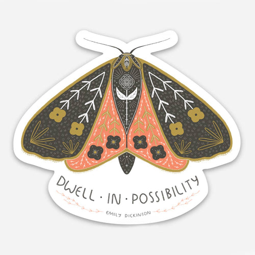 Dwell In Possibility Sticker - Die-Cut, Motivational