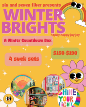Load image into Gallery viewer, 2026 Winter Brights Box • 4 Sock Sets