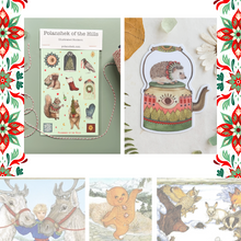 Load image into Gallery viewer, 2025 Advent Calendar Jan Brett • 8 Mini Skeins + 1 Full Skein