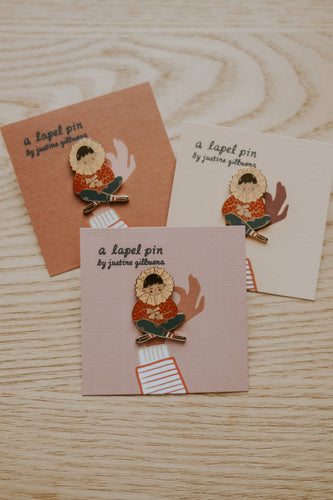 Petal Picking Enamel Pin