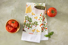 Load image into Gallery viewer, Gingiber Garden Chickens Tea Towel