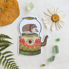 Load image into Gallery viewer, Hedgehog Teapot Sticker