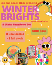 Load image into Gallery viewer, 2026 Winter Brights Box • 8 minis + 1 full skein
