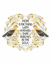 Load image into Gallery viewer, Hope is the Thing With Feathers Sticker