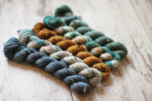 An Ostentation of Peacocks Mini Set • Oats Base • Ready to Ship