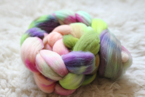 Crocus • Targhee Spinning Fiber • Ready to Ship
