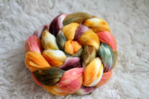 A World Where There Are Octobers • Targhee Spinning Fiber • Ready to Ship