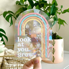 Load image into Gallery viewer, Look at You Grow Suncatcher Sticker