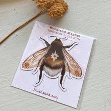 Load image into Gallery viewer, Red Woodland Moth Magnet