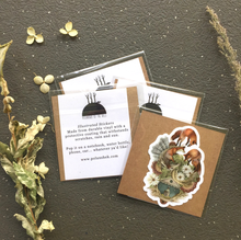 Load image into Gallery viewer, Hedgehog Teapot Sticker