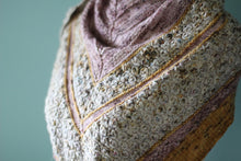 Load image into Gallery viewer, Dyed to Order • A Girl&#39;s Best Friend Shawl Kit • Grey Lady, Learning to Love, Gingersnap