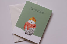 Load image into Gallery viewer, Been Waiting Owl Year For Sweater Weather Greeting Card