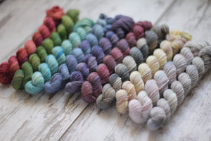 Dyed to Order • Little Women Knits Book & Entire Little Women Collection Mini Skeins
