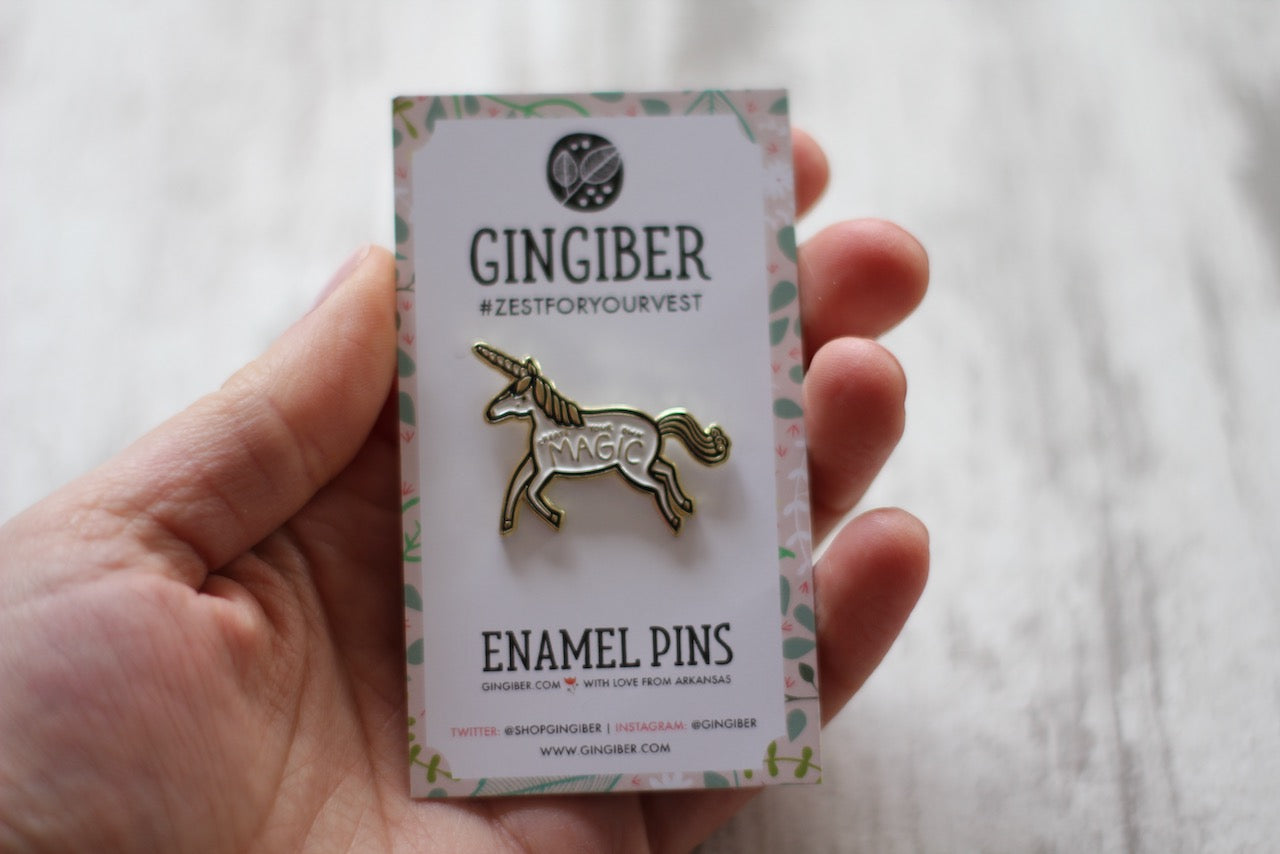 Magic Unicorn Enamel Pin