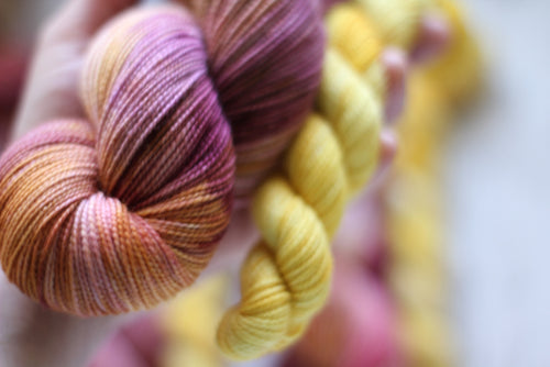 Sangria • Sock Set • Alfalfa Base • Ready to Ship