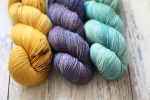 Gorse, Pansy Slippers, That Laurence Boy • Ready to Ship • Alfalfa Base