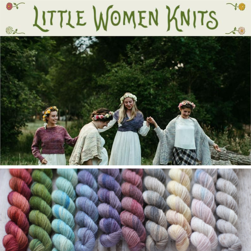 Dyed to Order • Little Women Knits Book & Entire Little Women Collection Mini Skeins