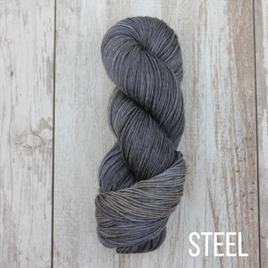 Dyed to Order Tonals • Oats Base • 85% Superwash Merino, 15% Donegal Nep • Fingering Weight