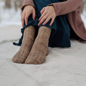 Knitting Nellie • Chantilly Socks Pattern